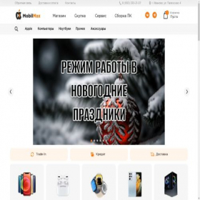 Скриншот главной страницы сайта mobilmax37.ru
