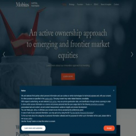 Скриншот главной страницы сайта mobiuscapitalpartners.com
