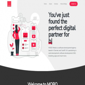 Скриншот главной страницы сайта mobo.co.in