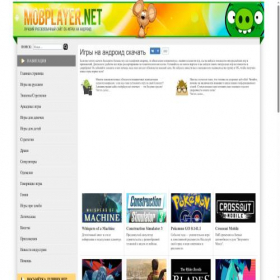 Скриншот главной страницы сайта mobplayer.net