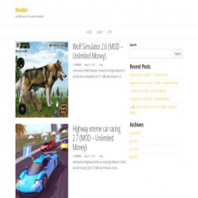 Скриншот главной страницы сайта moddol.com