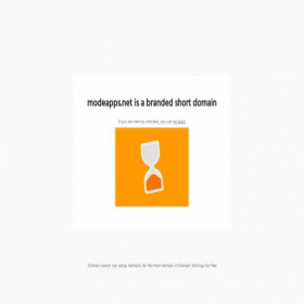 Скриншот главной страницы сайта modeapps.net