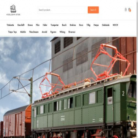 Скриншот главной страницы сайта modellbahn-store.com