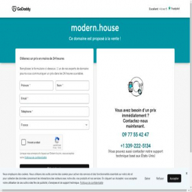 Скриншот главной страницы сайта modern.house