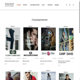 Скриншот главной страницы сайта modoshop.ru