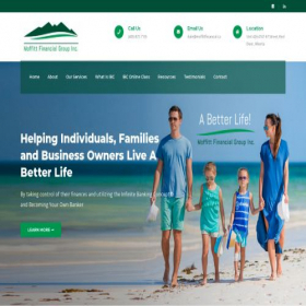Скриншот главной страницы сайта moffittfinancial.ca