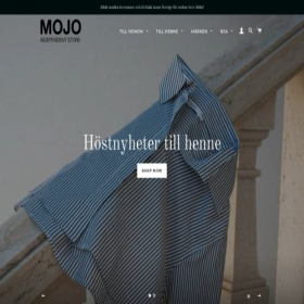 Скриншот главной страницы сайта mojoindependentstore.com