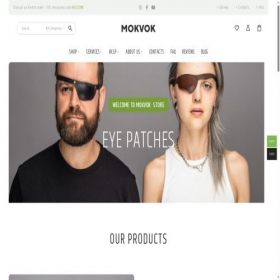 Скриншот главной страницы сайта mokvok.com
