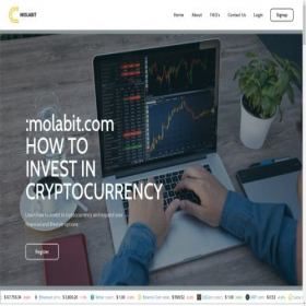 Скриншот главной страницы сайта molabit.com