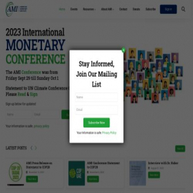 Скриншот главной страницы сайта monetary.org