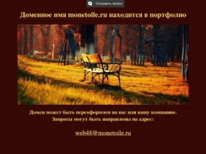 Скриншот главной страницы сайта monetoile.ru