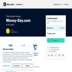 Скриншот главной страницы сайта money-day.com