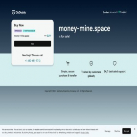Скриншот главной страницы сайта money-mine.space