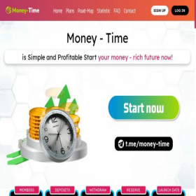 Скриншот главной страницы сайта money-time.cc