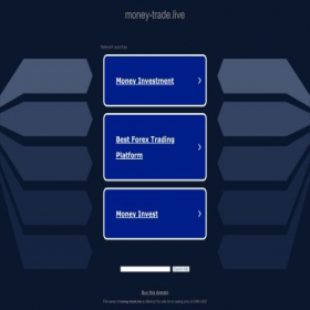 Скриншот главной страницы сайта money-trade.live