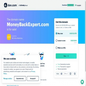 Скриншот главной страницы сайта moneybackexpert.com