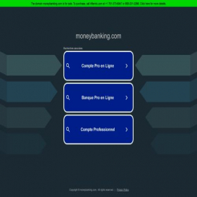 Скриншот главной страницы сайта moneybanking.com