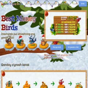 Скриншот главной страницы сайта moneybirdss.org
