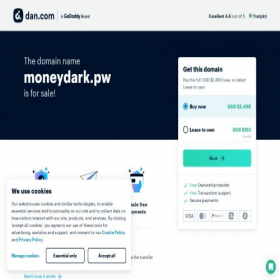 Скриншот главной страницы сайта moneydark.pw
