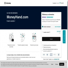 Скриншот главной страницы сайта moneyhand.com