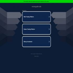 Скриншот главной страницы сайта moneypath.site