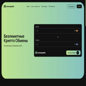 Скриншот главной страницы сайта moneypelle.com