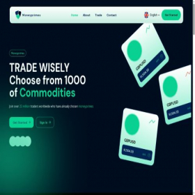 Скриншот главной страницы сайта moneyprimes.com