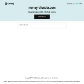 Скриншот главной страницы сайта moneyrefunder.com