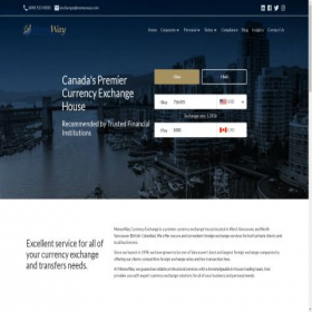 Скриншот главной страницы сайта moneyway.com