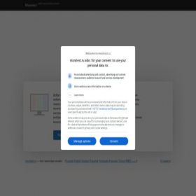 Скриншот главной страницы сайта monitest.ru