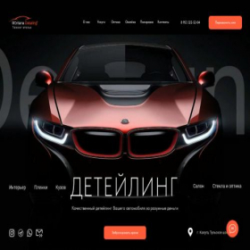 Скриншот главной страницы сайта montana-detailing.pro