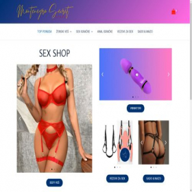 Скриншот главной страницы сайта montenegrosecretstore.me