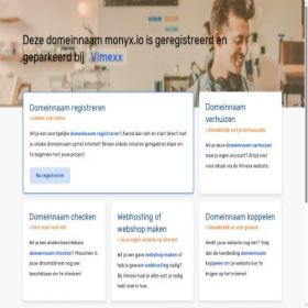 Скриншот главной страницы сайта monyx.io