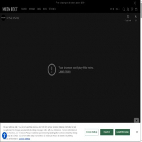 Скриншот главной страницы сайта moon-boot.com