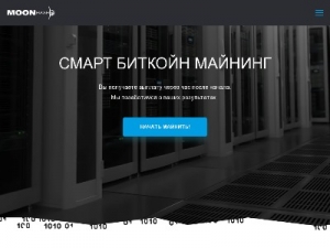 Скриншот главной страницы сайта moon-hash.com