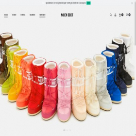 Скриншот главной страницы сайта moonboot.co.it