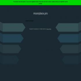 Скриншот главной страницы сайта moonplace.pro