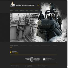 Скриншот главной страницы сайта moran-group.org