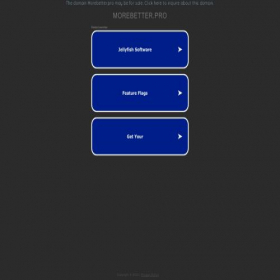 Скриншот главной страницы сайта morebetter.pro