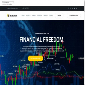 Скриншот главной страницы сайта morgash.com