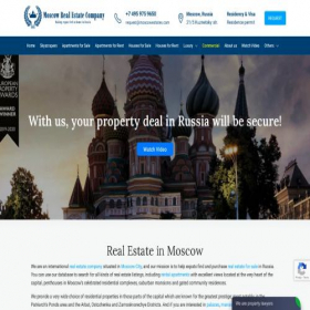 Скриншот главной страницы сайта moscowestates.com