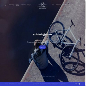 Скриншот главной страницы сайта mosgorbike.ru