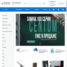 Скриншот главной страницы сайта moskva-zamki.ru