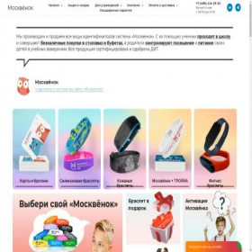 Скриншот главной страницы сайта moskvenok.store