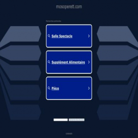 Скриншот главной страницы сайта mosoperett.com