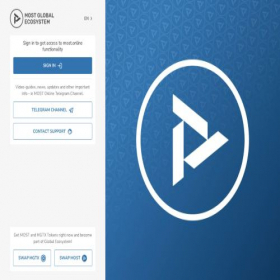 Скриншот главной страницы сайта most.online