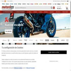 Скриншот главной страницы сайта motardinn.com
