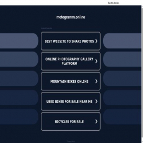 Скриншот главной страницы сайта motogramm.online