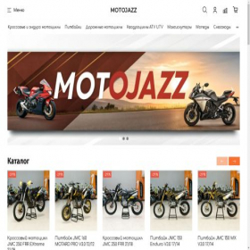 Скриншот главной страницы сайта motojazz.ru