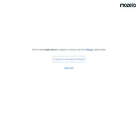 Скриншот главной страницы сайта mozellosite.com